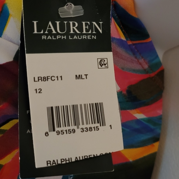 COPY - LAUREN RALPH LAUREN WOMEN'S TWIST BANDEAU SWIMSUIT - Picture 12 of 13
